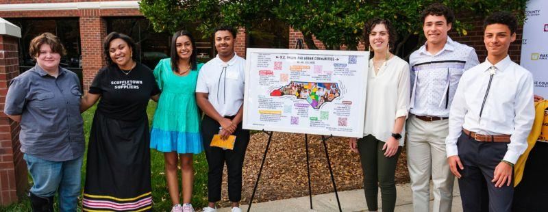 WCPSS students at event